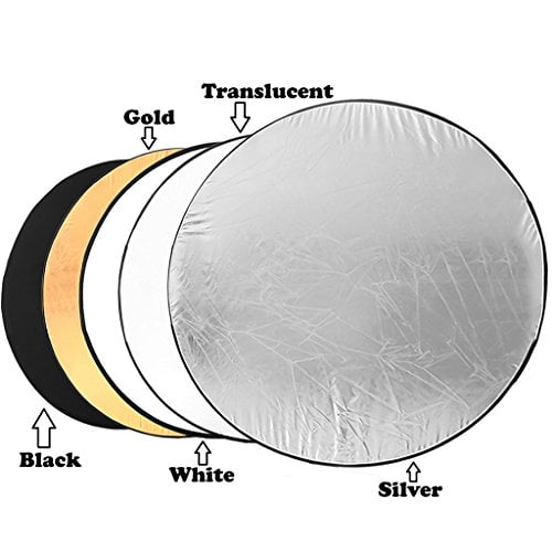 32 Round Photography Situation 2 In 1 Portable Round 32Inch//80cm Multi Camera Lighting Reflector Diffuser Kit And Carrying Case For Photpgraphy gold Photography Light Reflector Outdoor Lighting